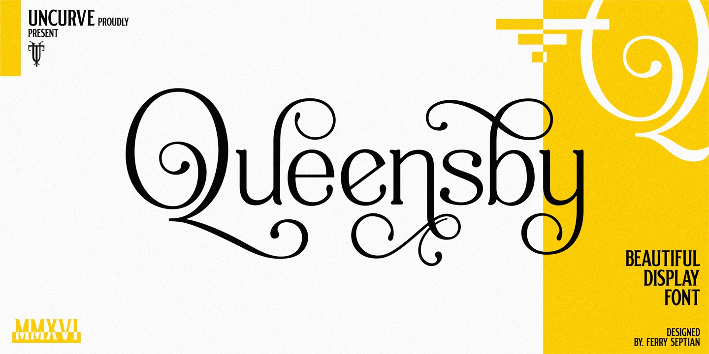 Przykładowa czcionka Queensby #1